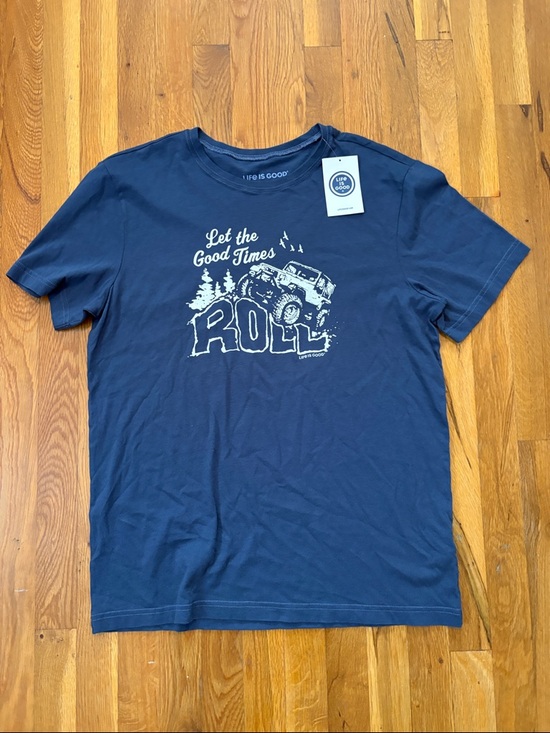 Life is Good Other - NWT Life is Good Jeep blue medium t-shirt